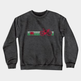 Bike Stripes Wales (Chain) Crewneck Sweatshirt